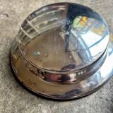 Coquillor butter dish in silver metal