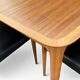 Extendable vintage Lübke table with 4 Lübke teak chairs