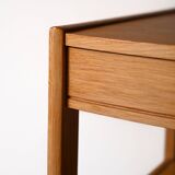 Table de chevet vintage en chêne