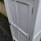 Parisian wardrobe in white wood