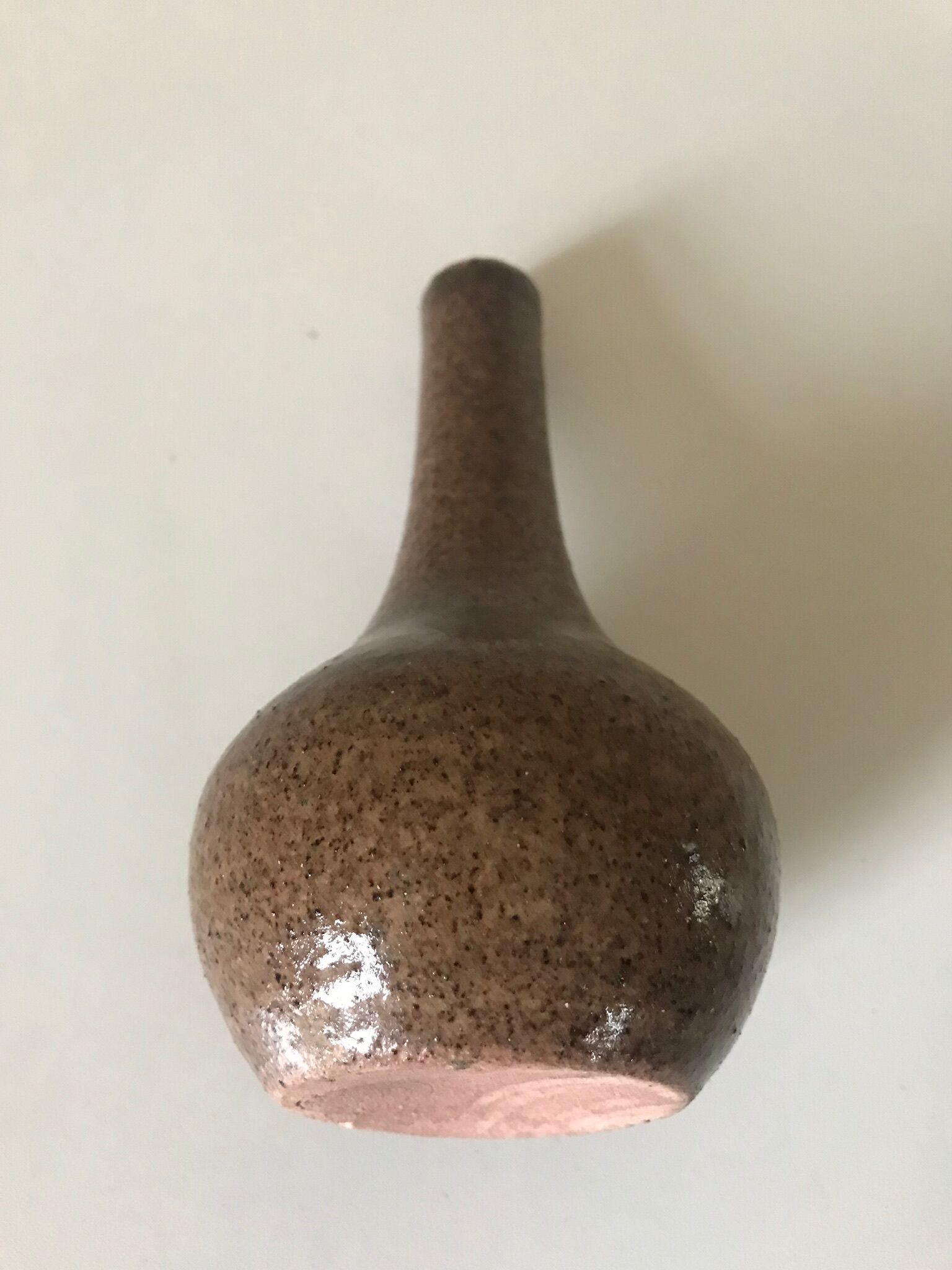 Stoneware vase ceramic accolay 1960