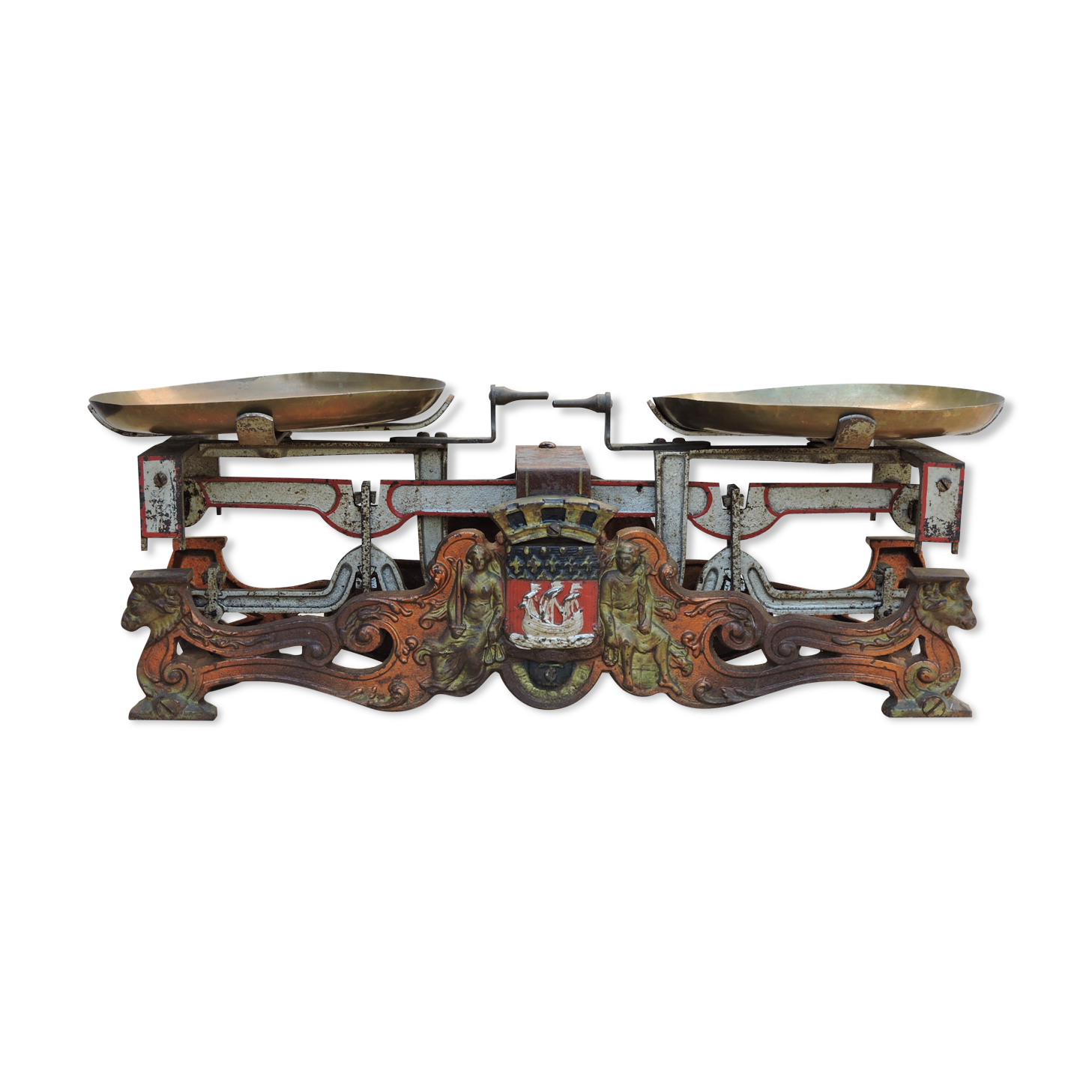 Skeleton beak balance the parisian Testut ancient maraicher epicier