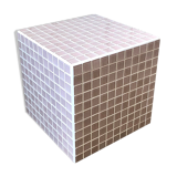 Cube tile / pink mosaic