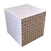 Cube tile / pink mosaic