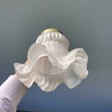 Flower wall lamp in glass paste