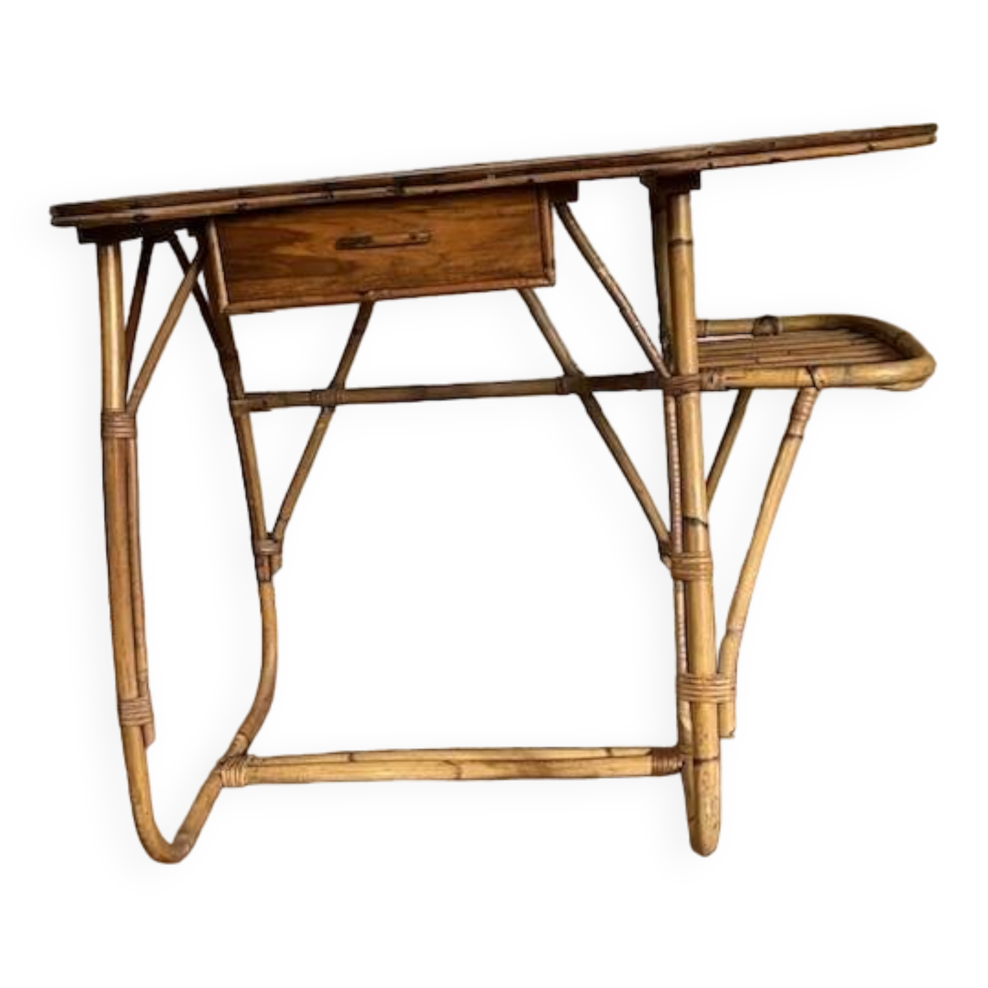 Rattan desk