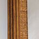 Wood and rattan mirror