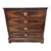 Commode en acajou de style Louis Philippe XIX siècle