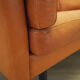 Leather sofa, danish design, 1960s, production: denmark