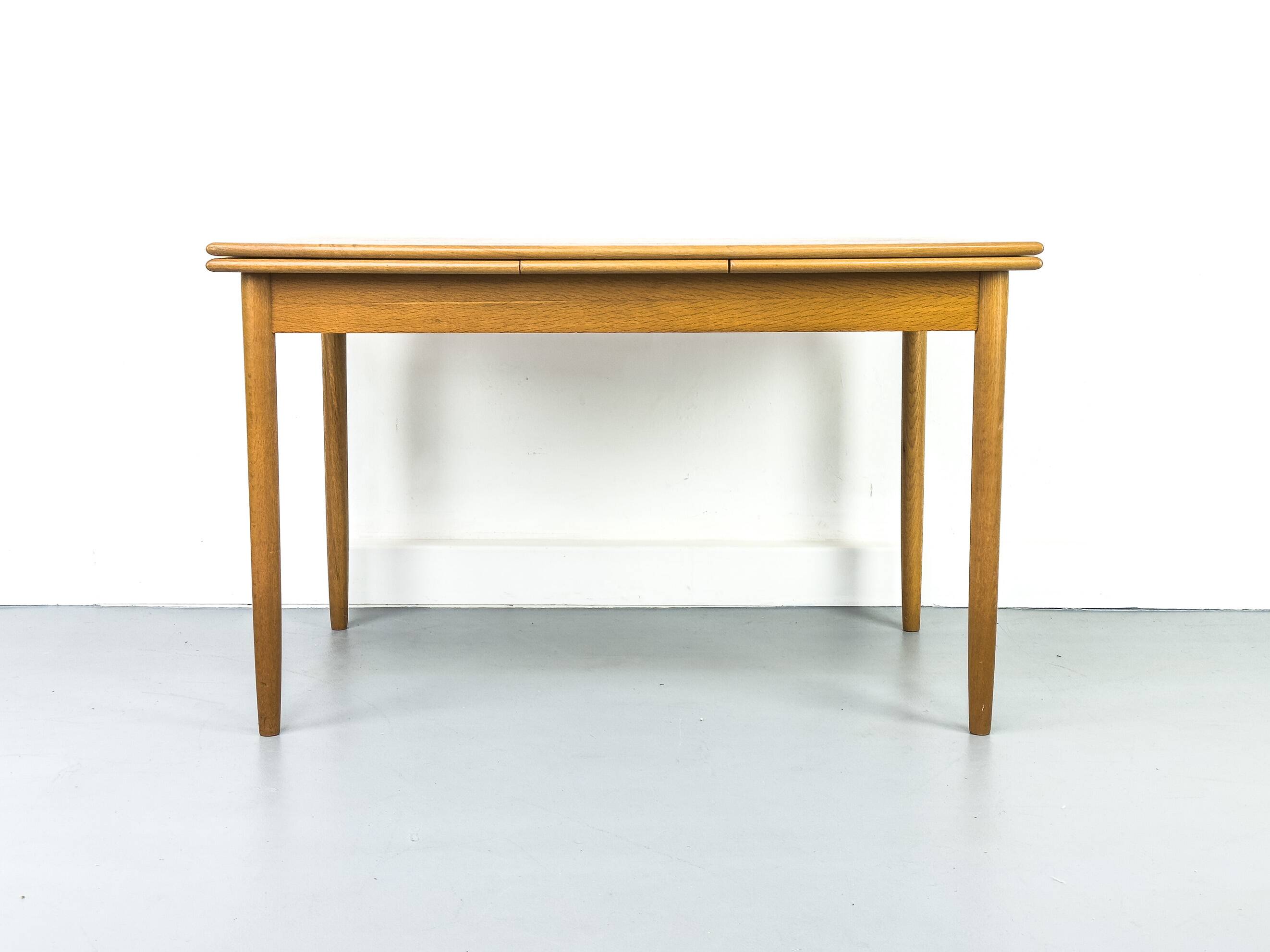 Danish Extendable Oak Dining Table, 1960s
