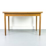 Danish Extendable Oak Dining Table, 1960s