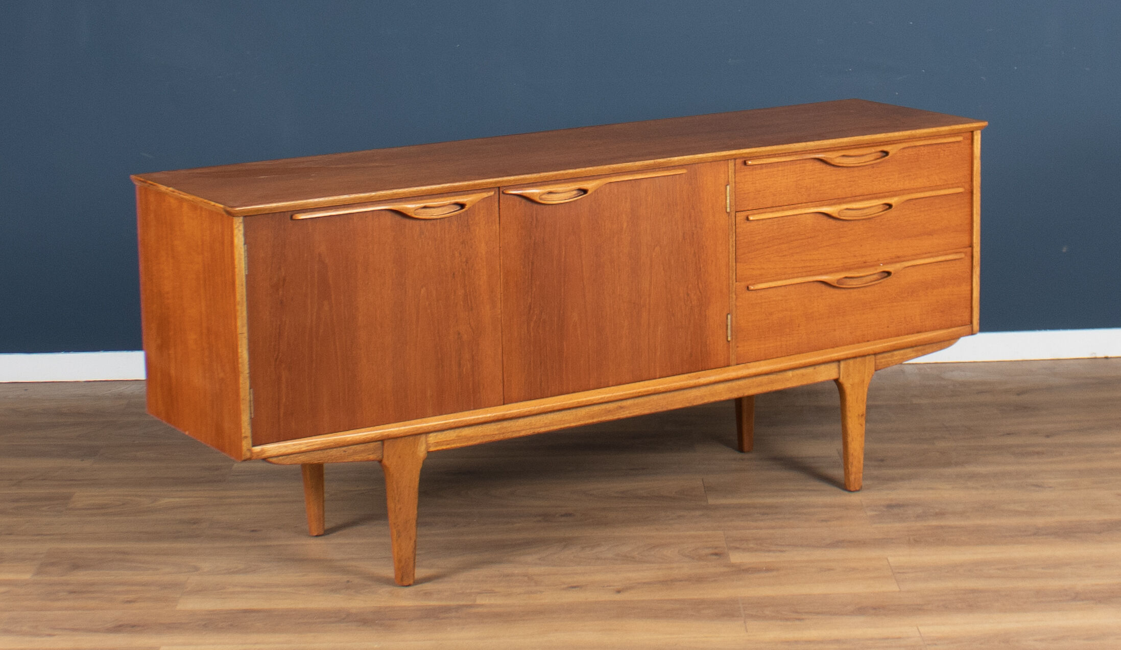 Retro teak 1960s short jentique classic mid century sideboard