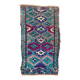 Small vintage turkish rug 91x52 cm, short runner, tribal, shabby, mini carpet