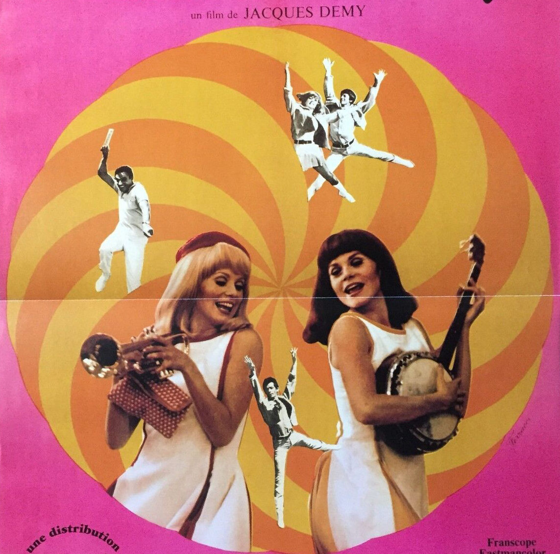 Cinema poster "Les Demoiselles de Rochefort" Catherine Deneuve 40x60cm 90's