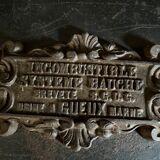 Bauche safe 1865 non-combustible Napoleon 3 with key