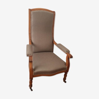 Fauteuil ancien 19em voltaire