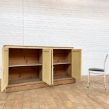 Ancien meuble d'atelier en bois 1950