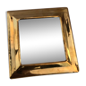 Moroccan square brass mirror  9x9cm