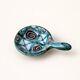 Mini ceramic frying pan by Robert Picault, spiral decoration, 1960s.