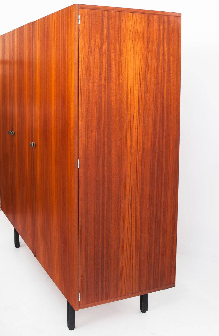 Modernist wardrobe by Gérard Guermonprez for Magnani. France, 1950s.