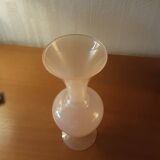 Pink vase type opaline