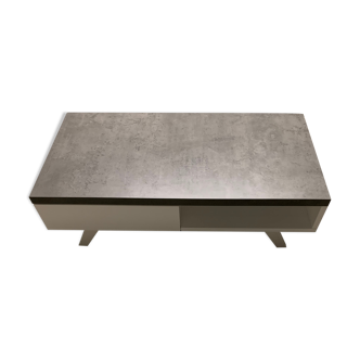 Table basse effet marbre