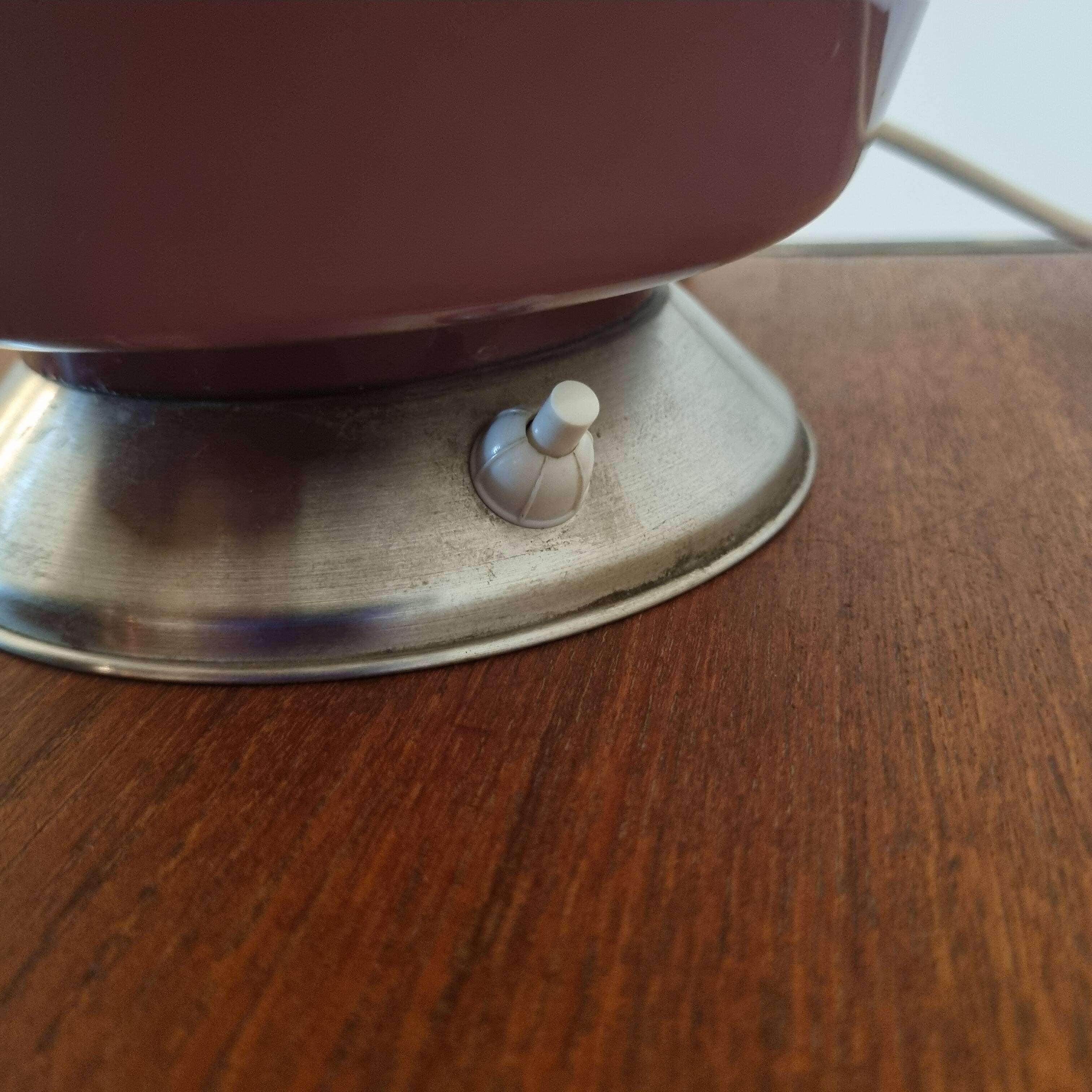 Danish Glass Table Lamp from Holmegaard 1960s