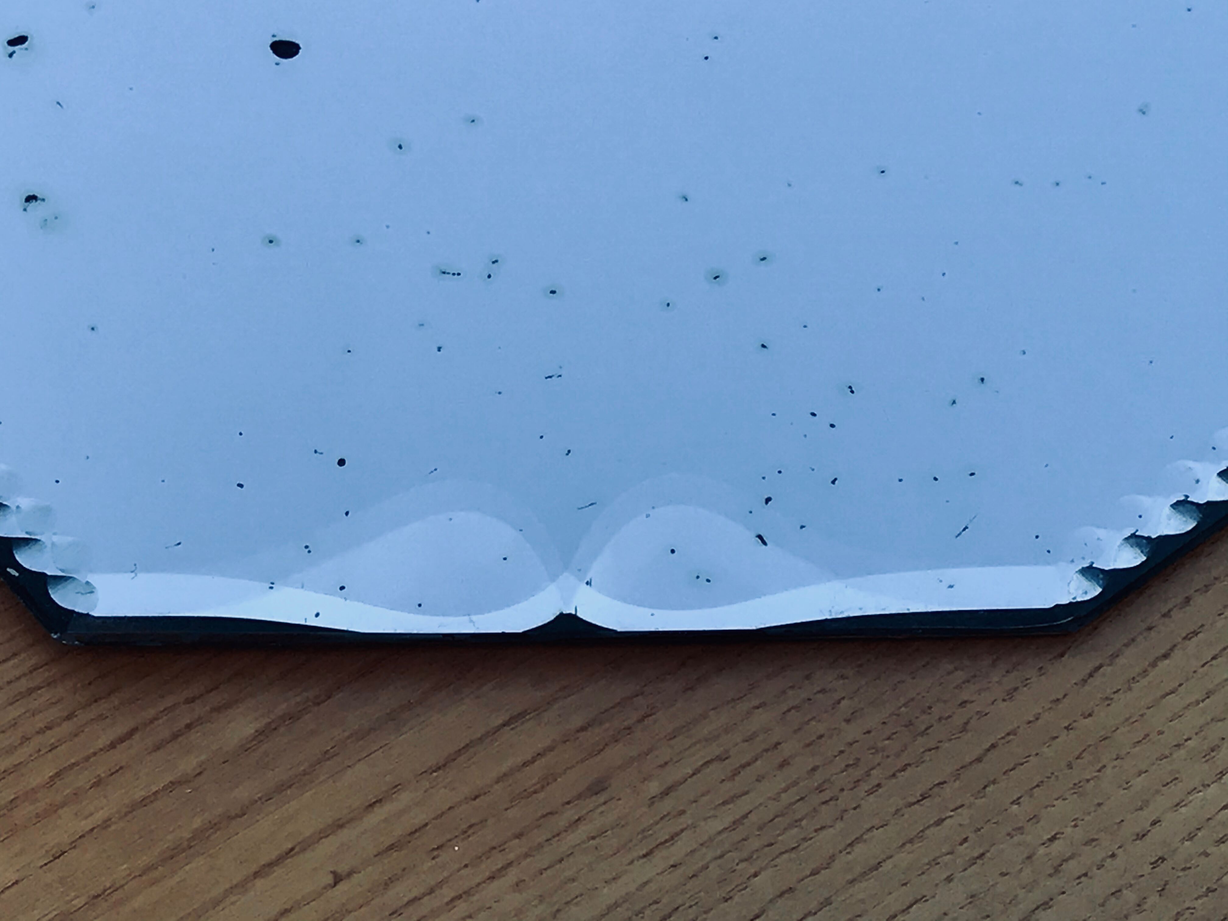 Vintage bevelled mirror 76X51.5