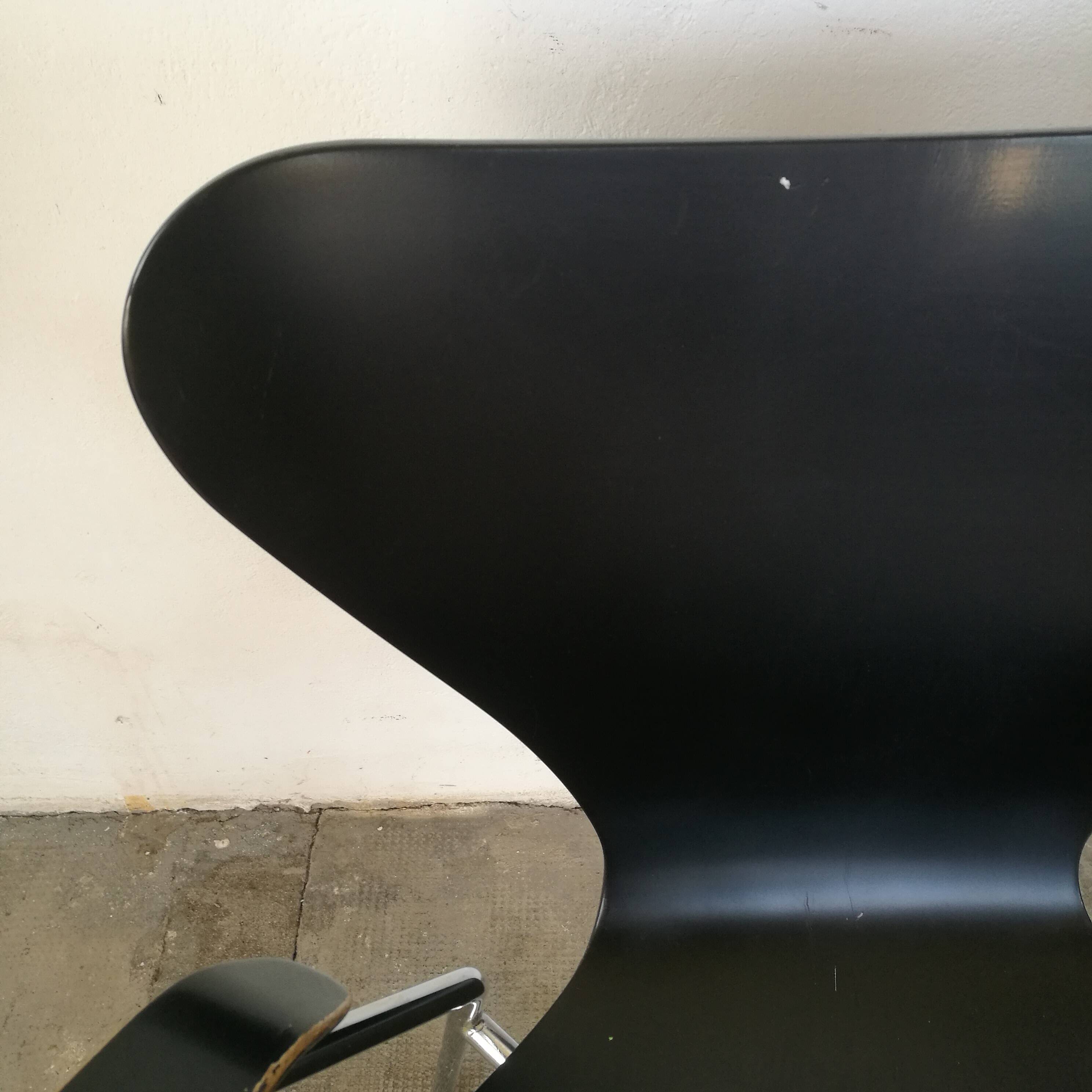 Fauteuil butterfly par Arne Jacobsen pour Fritz Hansen , serie7