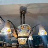 Très beau lustre art deco