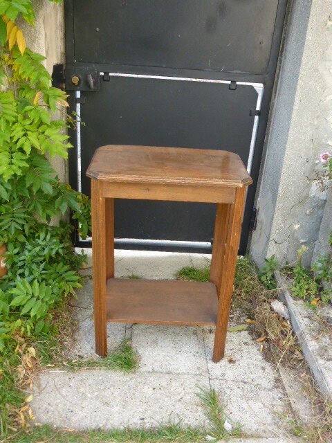Double tray saddle, wood art deco