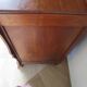 English asymmetrical chest of drawers - Art Deco - Mirror - 2 doors - 5 drawers - Mesh blond oak