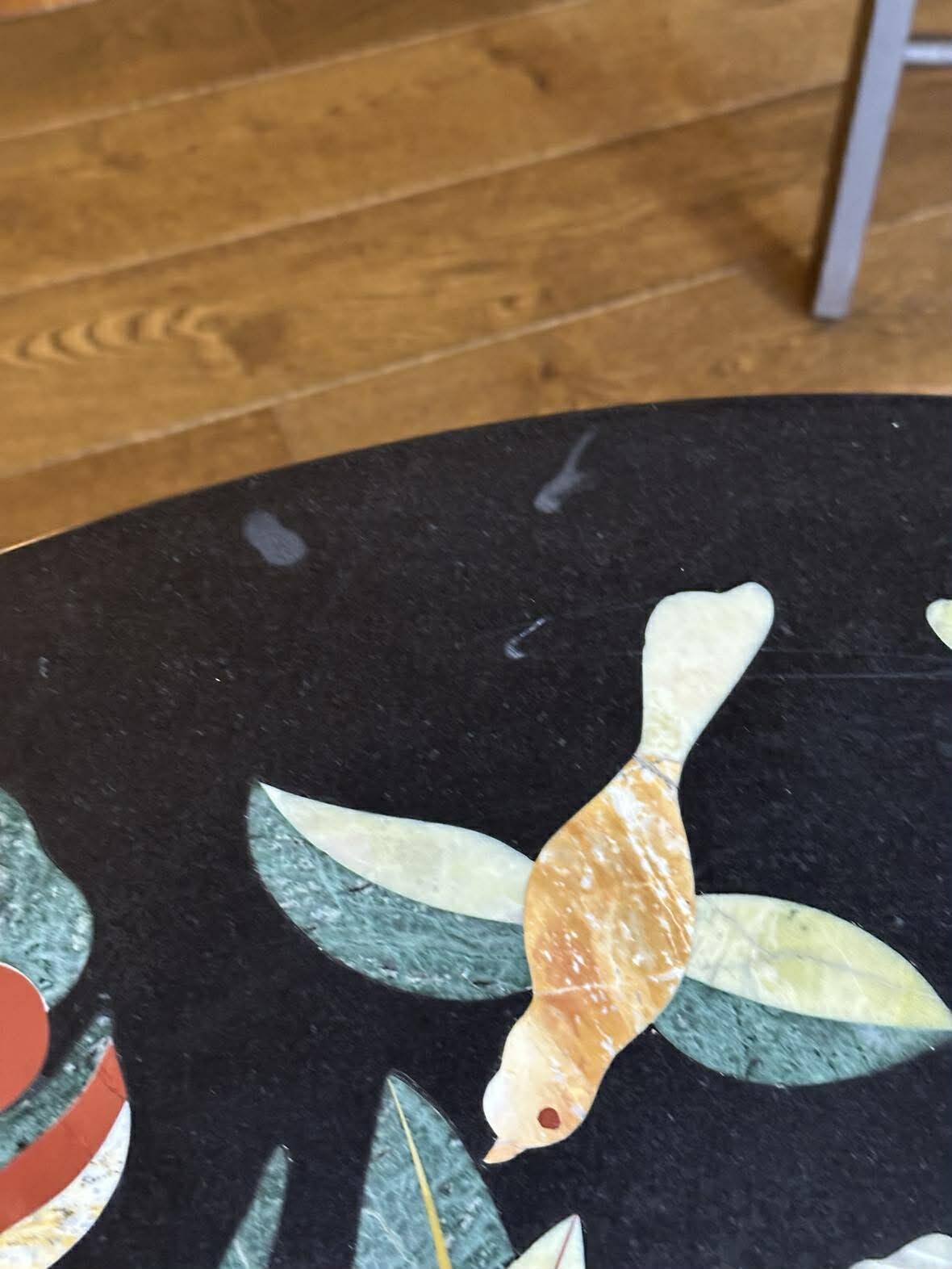 Marble Inlaid Coffee Table