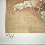 La souche aux châtaignes, Litho Cl. Baly