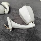 Pair of white opaline sconces early 20th century