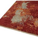 Handmade Tribal Decorative 168 cm x 236 cm Red Wool Carpet