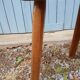 Antique wooden tripod stool