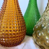 Carafe italienne Empoli pointes diamant 1970