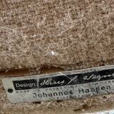 Early Pair Hans Wegner Queen Chairs by Johannes Hansen c.1960 / New Upholst