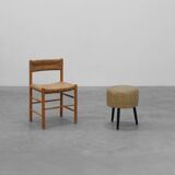 Porte-manteau mural en chêne belge de style Bruegel, milieu du XXe siècle