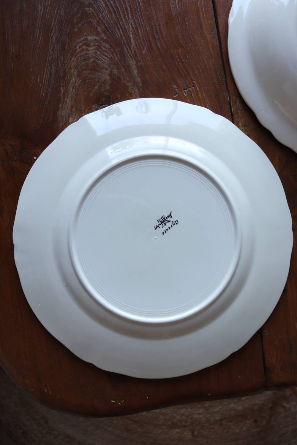 2 large Agreste flowered dishes