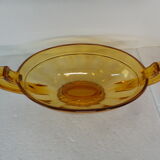 Val St Lambert Belgium art deco fruit cup