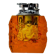 Orange ice lighter by Antonio Imperatore, murano glass, Italy, 1970