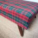 Vintage daybed  50 plaid