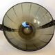 Geometric cup pressed molded glass art deco