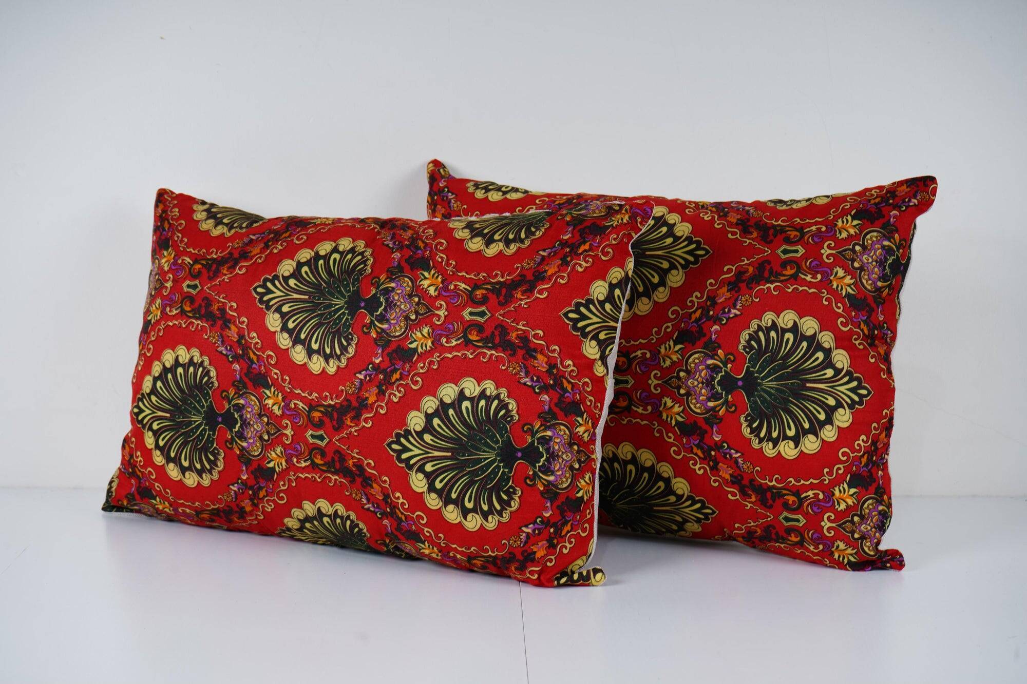 Set of 2 vintage Turkish cushion covers 41x56 cm