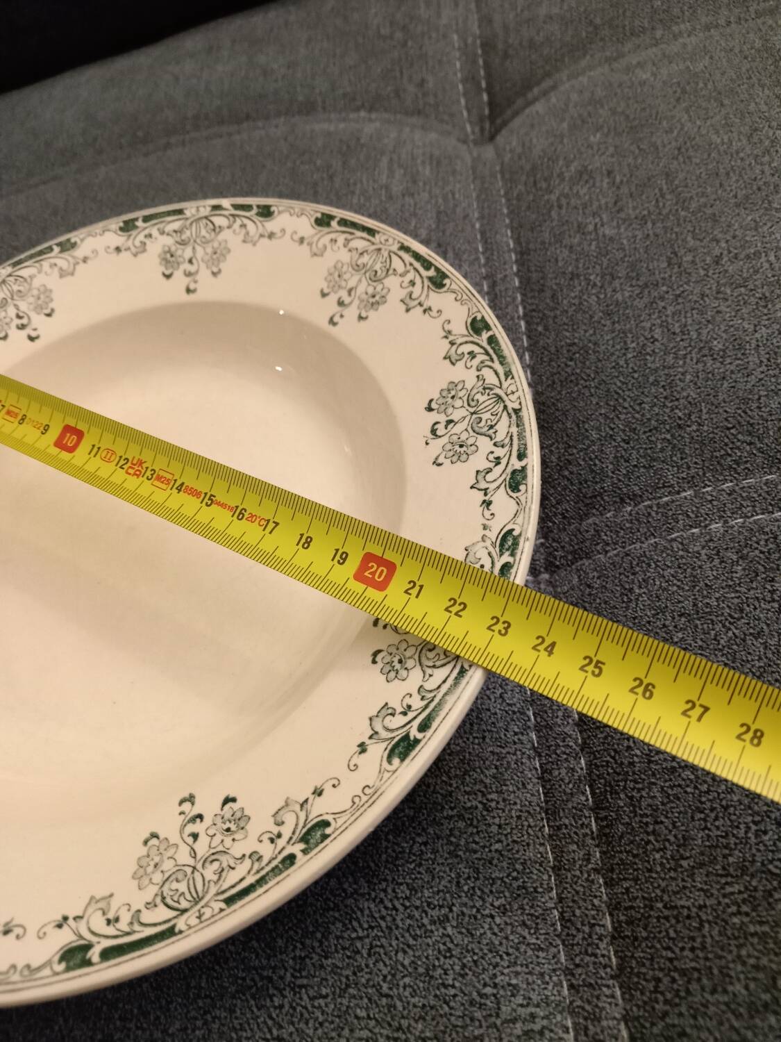 Iron earth deep plate, mignon, U & CIE