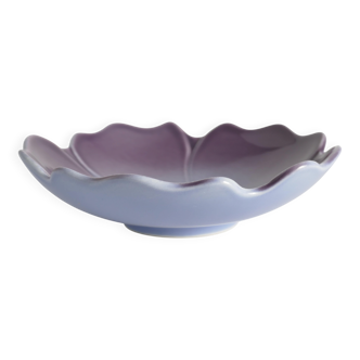 Unique Stoneware Violet Bowl by Margareta Hennix for Gustavsberg Studio, 1970s