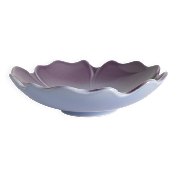 Unique Stoneware Violet Bowl by Margareta Hennix for Gustavsberg Studio, 1970s