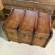 Antique travel trunk